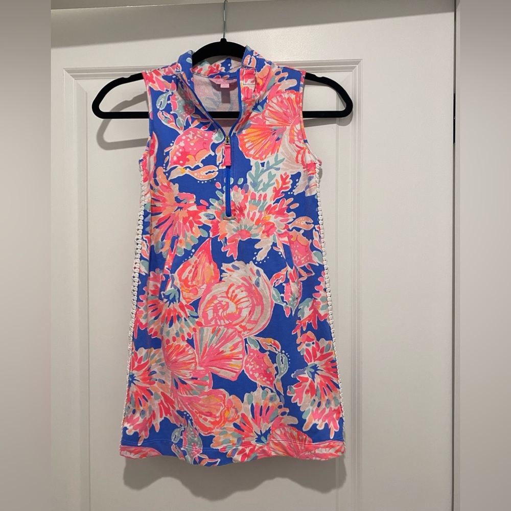 Lilly Pulitzer Girls popover dress L 8/10
